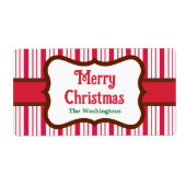 Custom Peppermint Merina Weihnachtsmarken (Vorne)