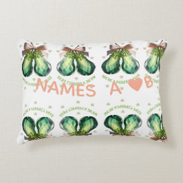 Custom Perfect Pear Crystal Valentine Gift Dekokissen