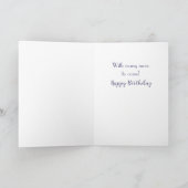 Custom, Personal Happy Birthday Tochterkarte Karte (Innenseite)