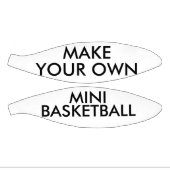 Custom Personalisiert 6" Mini-Size-Basketball Mini Basketball (Panele)