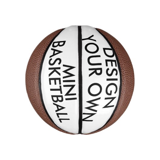 Custom Personalisiert 6" Mini-Size-Basketball Mini Basketball (Vertikal)