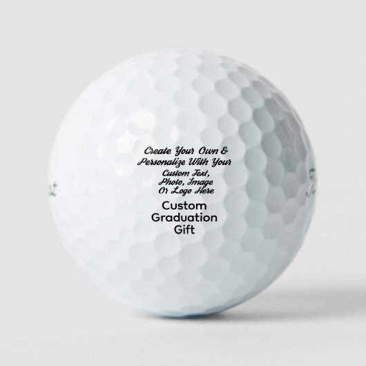Custom Personalisiert Abschluss Gift Titleist Golf Golfball (Vorderseite)