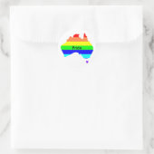 Custom Personalisiert Aussie Gay Pride Stickers (Tasche)
