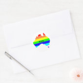 Custom Personalisiert Aussie Gay Pride Stickers (Umschlag)