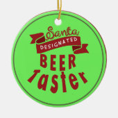 Custom Personalisiert Beer Lover Weihnachtsschmuck (Vorne)