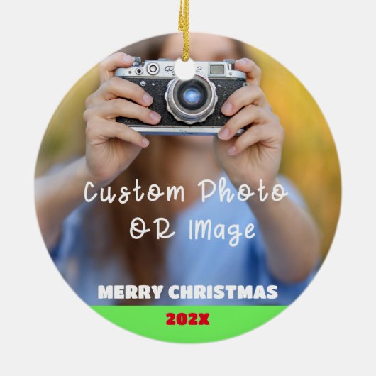 Custom Personalisiert Beer Lover Weihnachtsschmuck (Hinten)