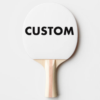 Custom Personalisiert BLACK Backed Table Tennis Tischtennis Schläger