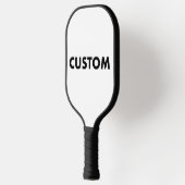Custom Personalisiert BLACK Handfräsen Carbon Fibe Pickleball Schläger (Links)