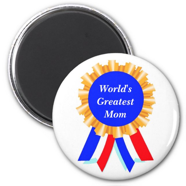 Custom Personalisiert Blue Ribbon Award Magnete Magnet (Vorne)