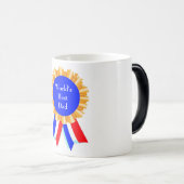 Custom Personalisiert Blue Ribbon Award Tasse (VorderseiteRechts)
