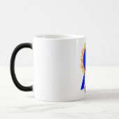 Custom Personalisiert Blue Ribbon Award Tasse (Links)