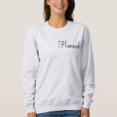 Custom Personalisiert Bridesmaid Geschenk Hen Part Sweatshirt (Vorderseite)