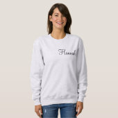 Custom Personalisiert Bridesmaid Geschenk Hen Part Sweatshirt (Vorne ganz)