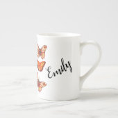 Custom Personalisiert Butterfly Porzellantasse (Rechts)
