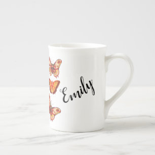 Custom Personalisiert Butterfly Porzellantasse