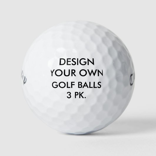 Custom Personalisiert Callback Warbird Golf Balls Golfball (Vorderseite)