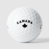 Custom Personalisiert Canada Mapsleaf Print Golfball (Vorderseite)