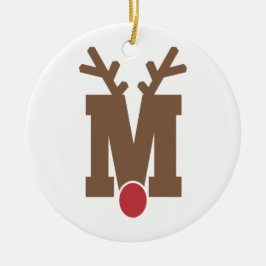 Custom Personalisiert Christmas Ornament Letter "M