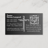 Custom Personalisiert Church Business Card Visitenkarte (Rückseite)