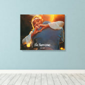 Custom Personalisiert Couple's Foto Neu verheirate Leinwanddruck (Insitu (Holzboden))