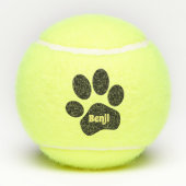 Custom Personalisiert Dog Tennis Balls Tennisbälle (Rückseite)