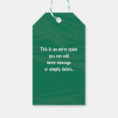 CUSTOM Personalisiert farbenfroh spielerisch Crayo Geschenkanhänger (Rückseite)