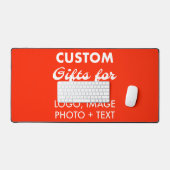 Custom Personalisiert Ferrari Red Desk Mat Schreibtischunterlage (Tastatur & Maus)