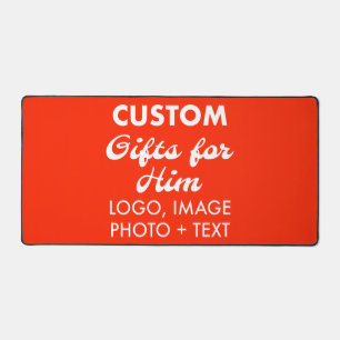Custom Personalisiert Ferrari Red Desk Mat Schreibtischunterlage