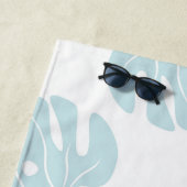 Custom Personalisiert Ficus Leaf Bachelorette Strandtuch (Beispiel)