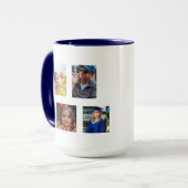 Custom Personalisiert Foto Collage Coffee Tasse (Vorderseite Links)