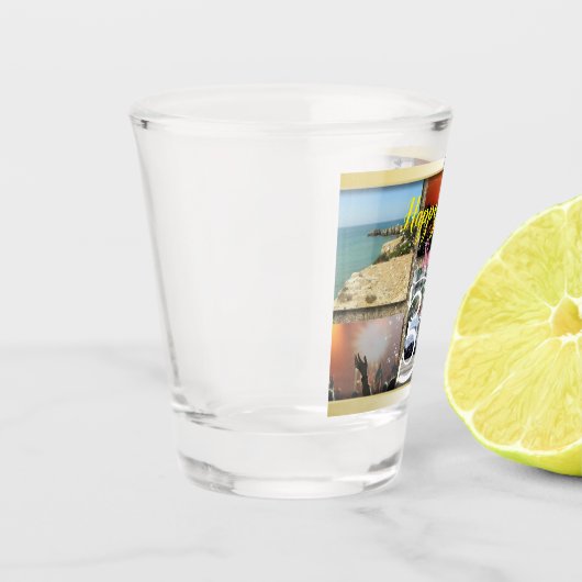 Custom Personalisiert Foto Collage Geburtstag Schnapsglas (Links)