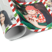 Custom Personalisiert Foto Collage Weihnachten Geschenkpapier (Rolleneckpunkt)