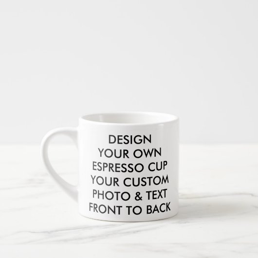 Custom Personalisiert FOTO ESPRESSO CUP Espressotasse (Links)