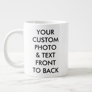 Custom Personalisiert FOTO GIANT JUMBO TASSE 20oz