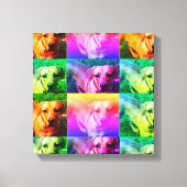 Custom Personalisiert Foto Pop Art Leinwand (Vorderseite)