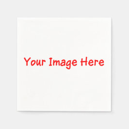 Custom Personalisiert Foto Selfie 4Kat Paper Napki Serviette