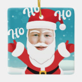 Custom Personalisiert Fügen Sie Ihr eigenes Foto W Keramikornament (Vorderseite)