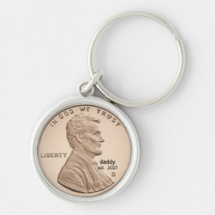 Custom Personalisiert Gift Penny Coin Schlüsselanh Schlüsselanhänger