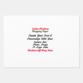 Custom Personalisiert Gift Wrap, Custom Birthday Geschenkpapier Set (Vorderseite)