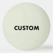 Custom Personalisiert GLOW DARK GREEN Table Tennis Tischtennisball (Vorderseite)