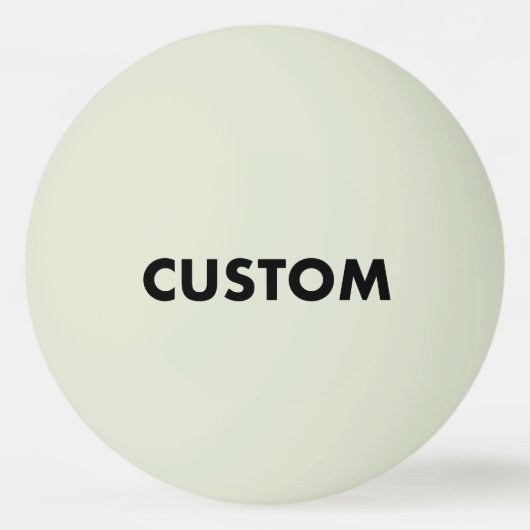 Custom Personalisiert GLOW DARK GREEN Table Tennis Tischtennisball (Vorderseite)