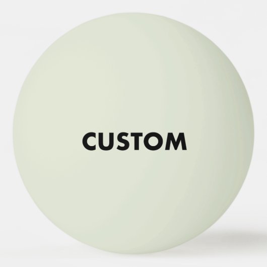 Custom Personalisiert GLOW DARK GREEN Table Tennis Tischtennisball (Rückseite)