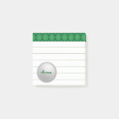 Custom Personalisiert Golf Post It Notes Geschenk Post-it Klebezettel (Vorderseite)