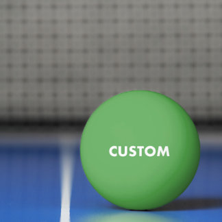 Custom Personalisiert GREEN Tischtennis Tischtennisball