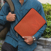 Custom Personalisiert Imitate Basketball Lederhaut Laptopschutzhülle