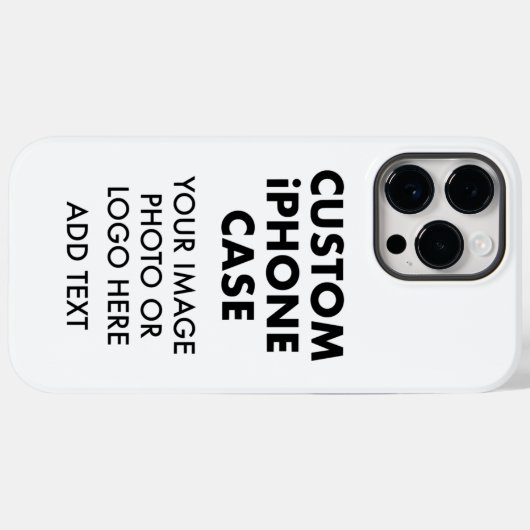 Custom Personalisiert iPhone 14 PRO MAX TOUGH FALL Case-Mate iPhone Hülle (Rückseite (Horizontal))