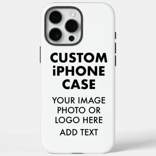Custom Personalisiert iPhone 16 PRO MAX TOUGH FALL Case-Mate iPhone Hülle (Rückseite)