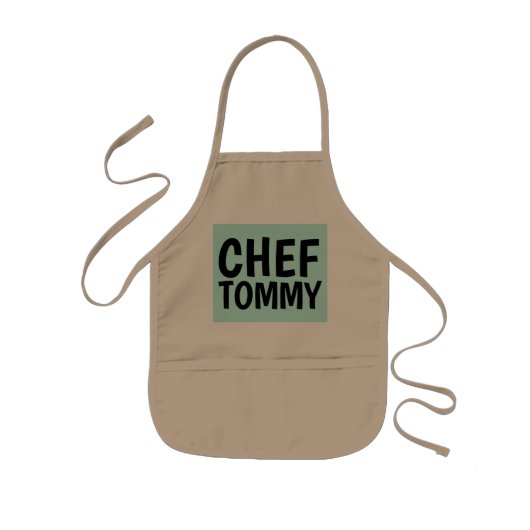 CUSTOM PERSONALISIERT KIDS FUNNY NIEDLICH Kitchen Kinderschürze (Vorne)