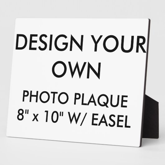 Custom Personalisiert Large 10" x 8" Foto Plaque Fotoplatte (Seite)