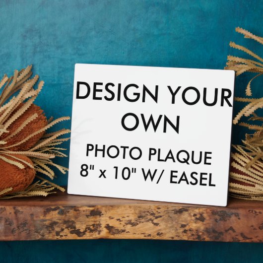 Custom Personalisiert Large 10" x 8" Foto Plaque Fotoplatte (Seite)